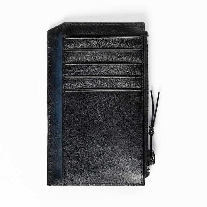 Billetera Azul - Negro Patina
