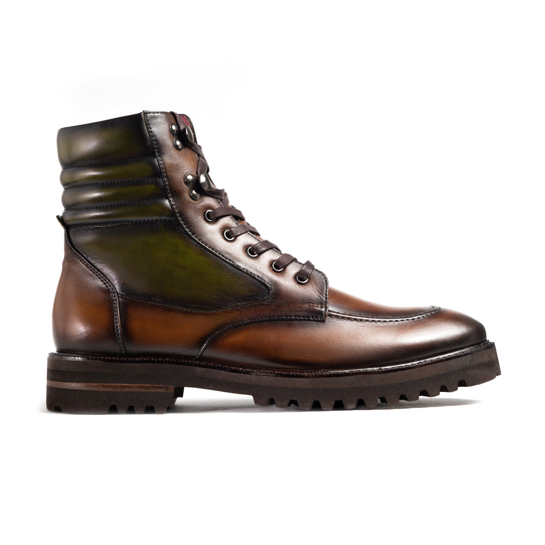 Rocco Caramel Boot - Green Ultralight Sole – Argento  display picture 1