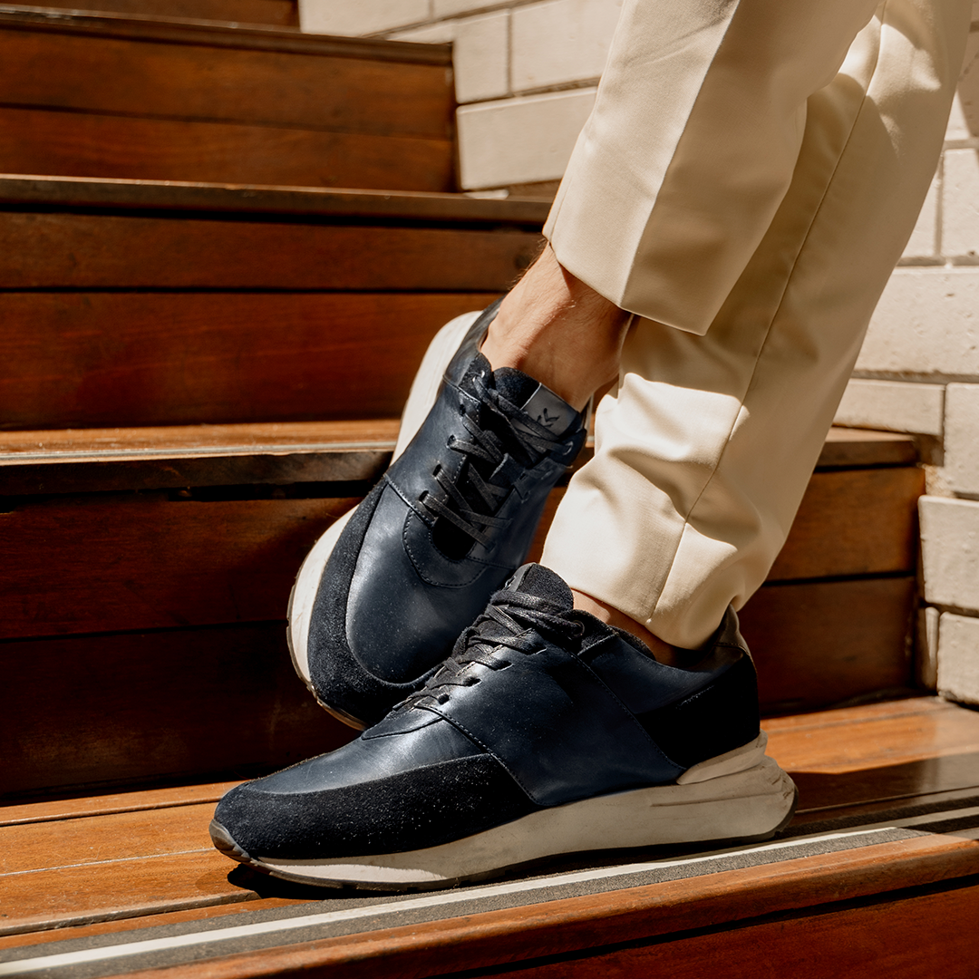 Sneaker Arezzo Azul-Blanco