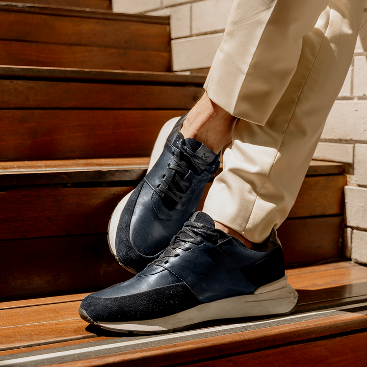 Sneaker Arezzo Azul-Blanco