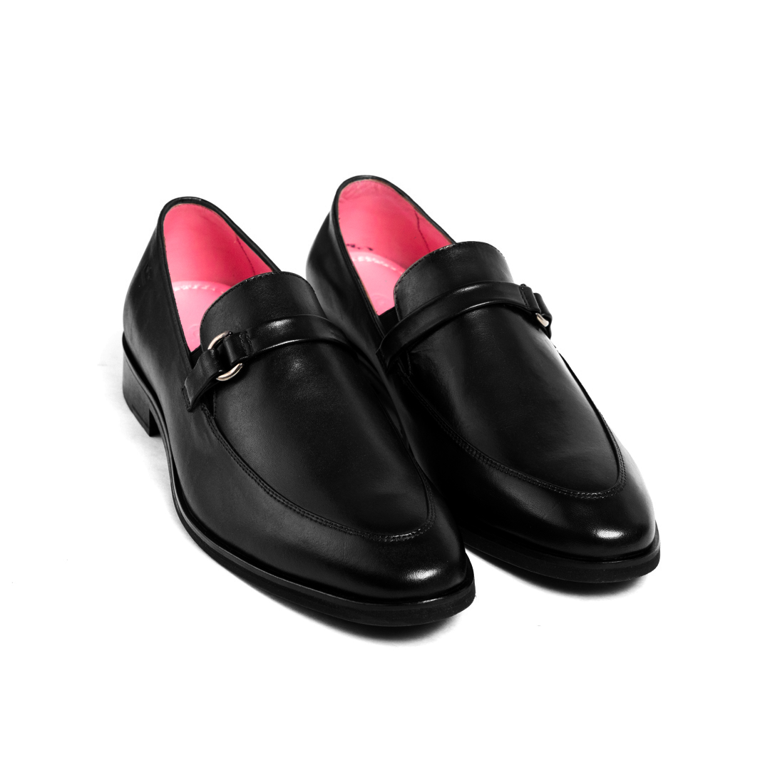 Mocasín Ludovico Negro Suela Clásica
