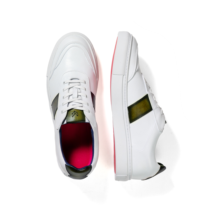 Sneaker Pisa Bianco-Verde