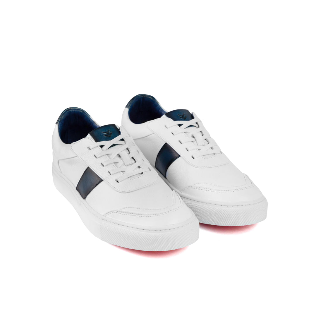 Sneaker Pisa Bianco-Azul