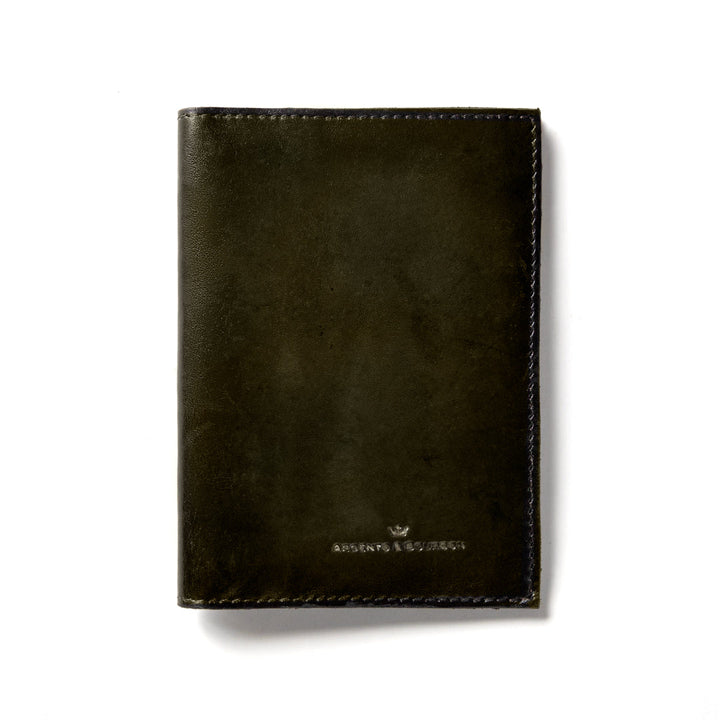 Porta Pasaporte Verde Patina