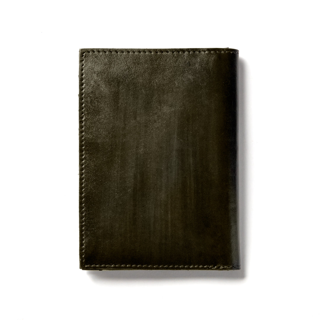 Porta Pasaporte Verde Patina