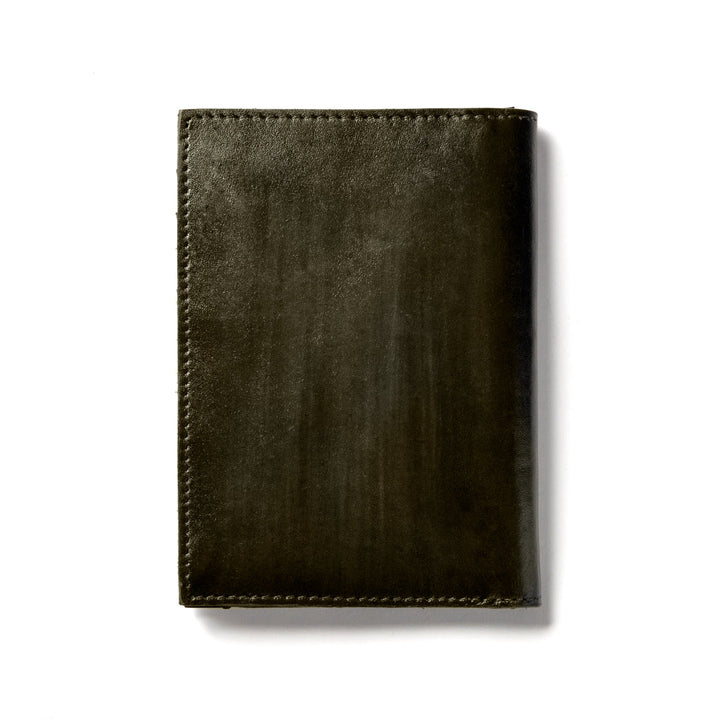 Porta Pasaporte Verde Patina