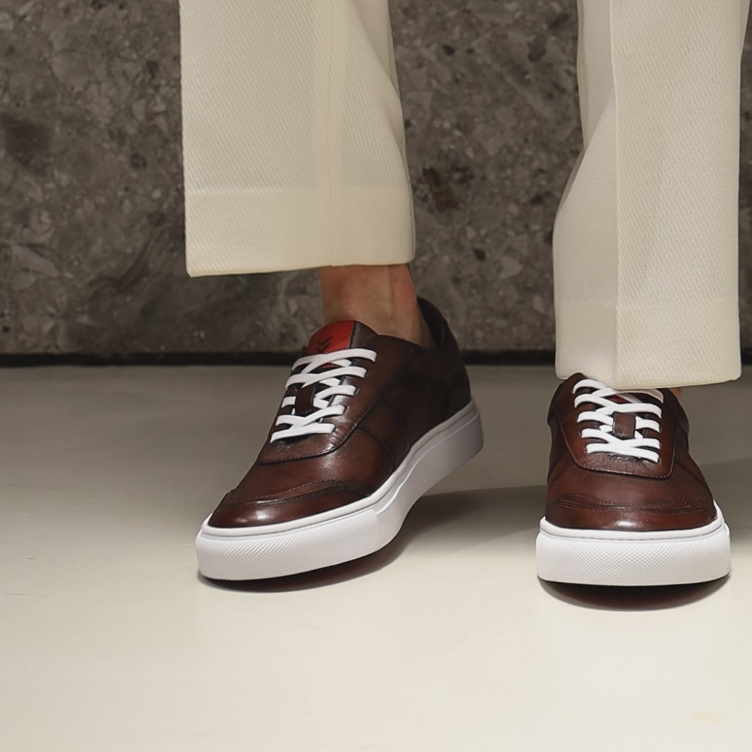 Sneaker Pisa Café-Naranja