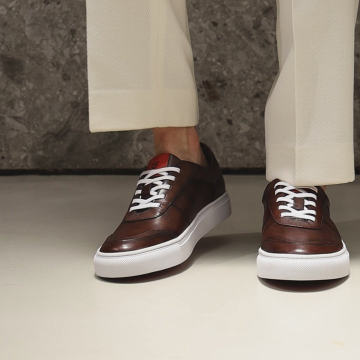 Sneaker Pisa Café-Naranja