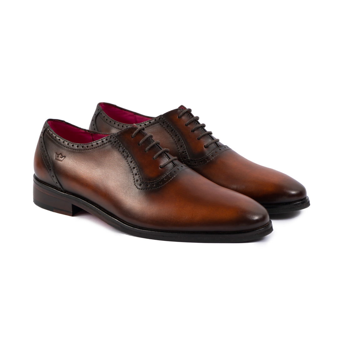 Oxford Diogo Cognac Suela Clásica