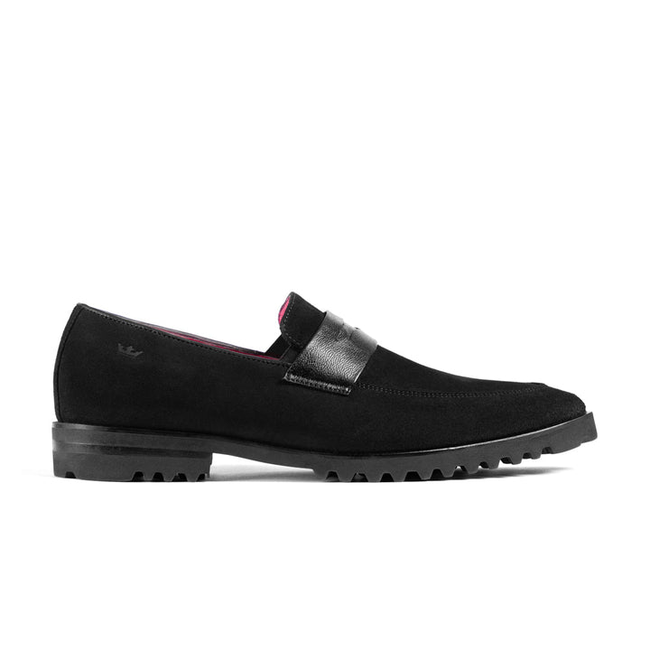 Alessio Black Moccasin Ultralight Sole