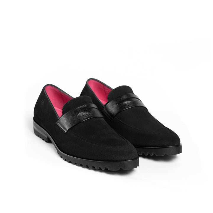 Alessio Black Moccasin Ultralight Sole