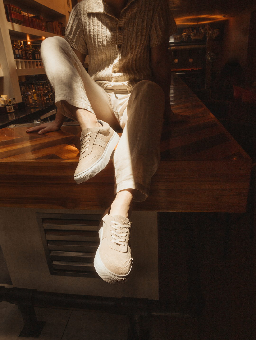 Sneaker Pisa White-Blue