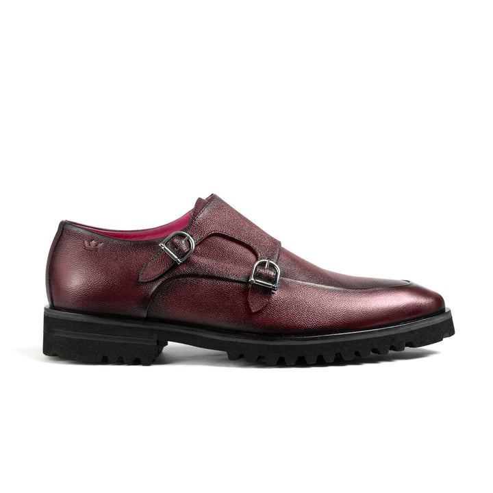 Monk Claudio Burgundy Ultralight Sole