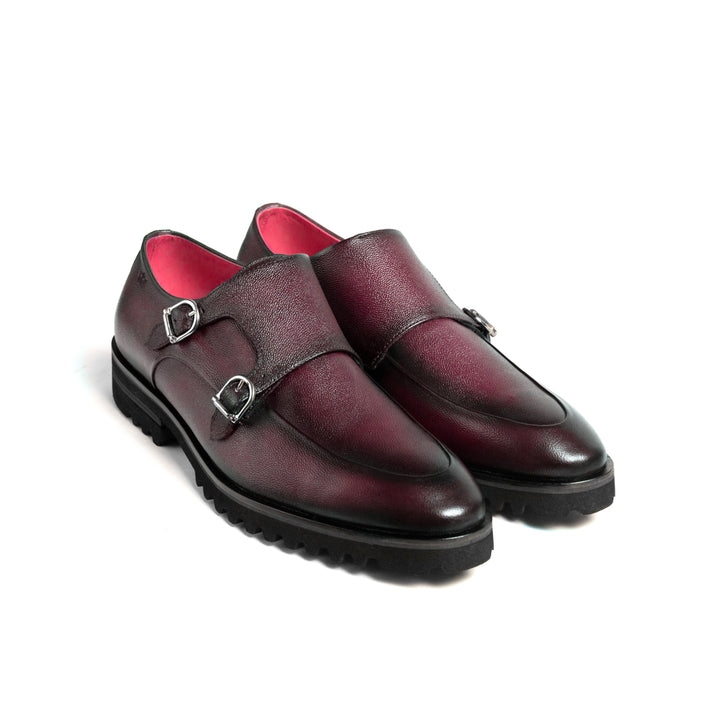 Monk Claudio Burgundy Ultralight Sole