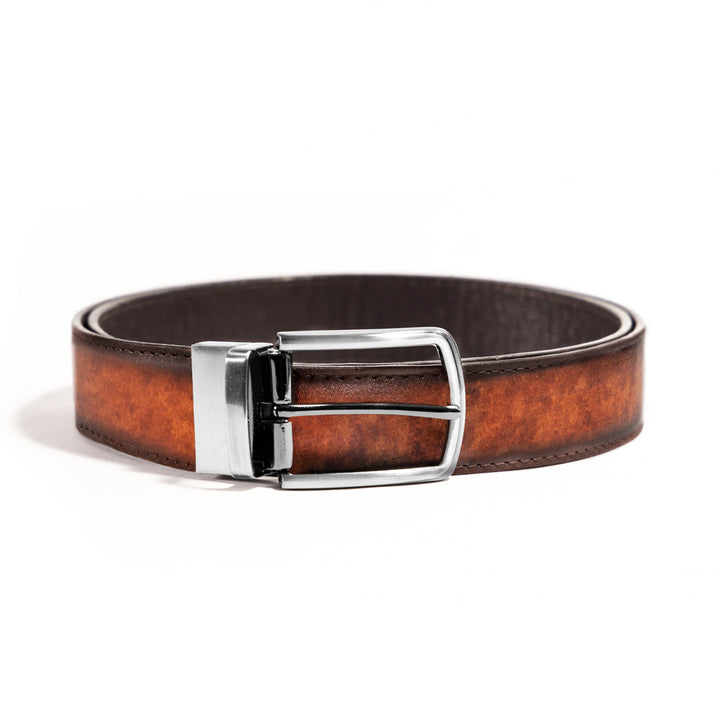 Cognac Patina Belt