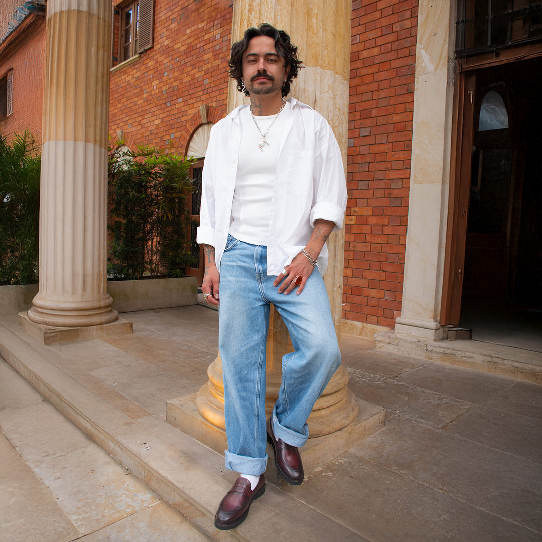 Mocasín Mercer Merlot Suela Ultraliviana