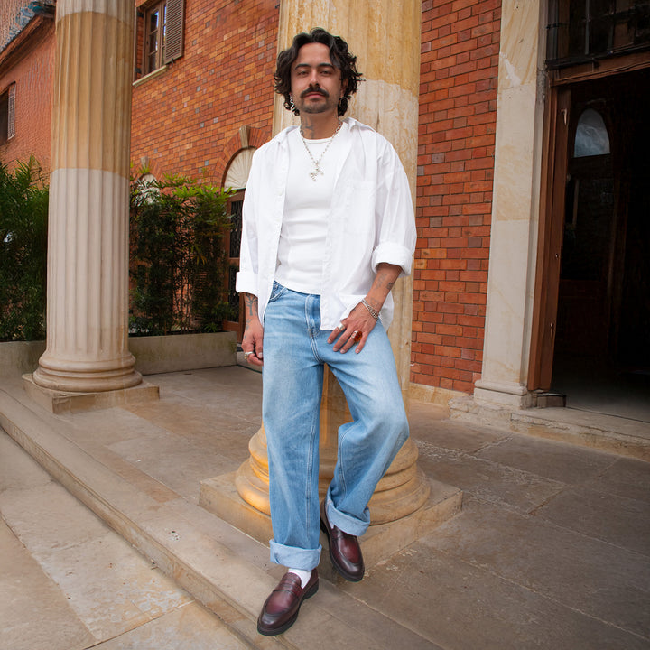 Mocasín Mercer Merlot Suela Ultraliviana