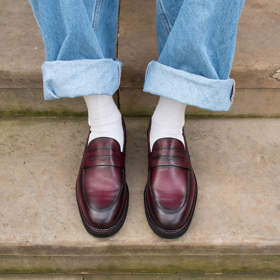 Mocasín Mercer Merlot Suela Ultraliviana