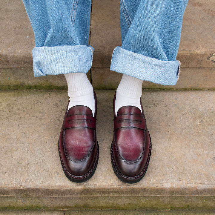 Mocasín Mercer Merlot Suela Ultraliviana