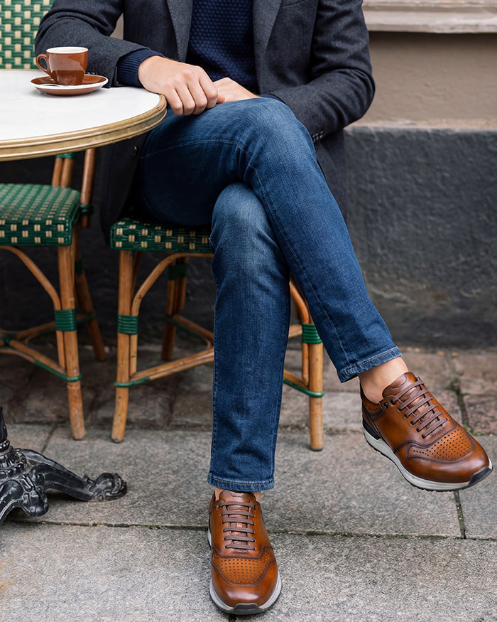 Sneaker Donatello Caramelo