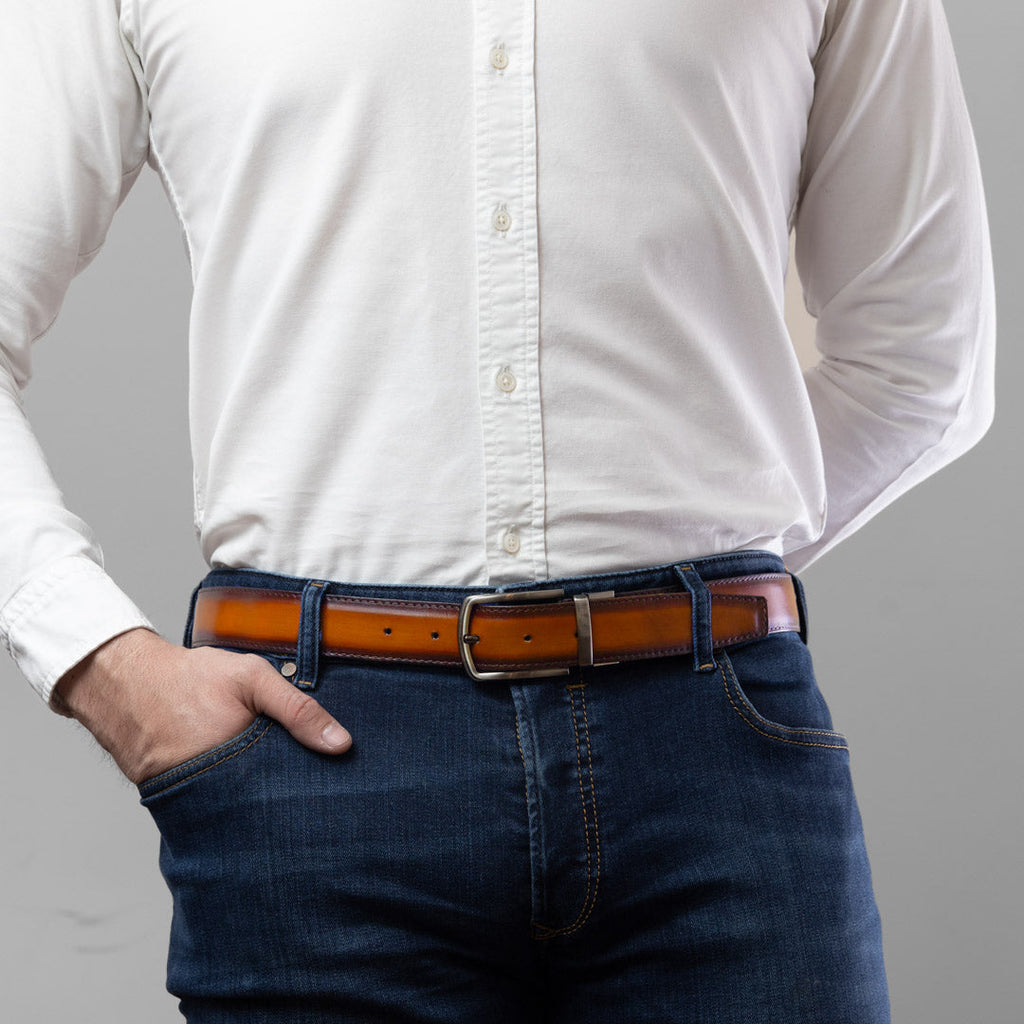 Aged Caramel Belt 