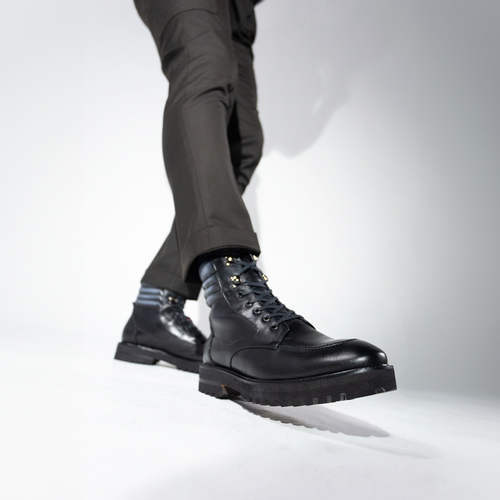 Rocco Boot Black - Grey Ultralight Sole