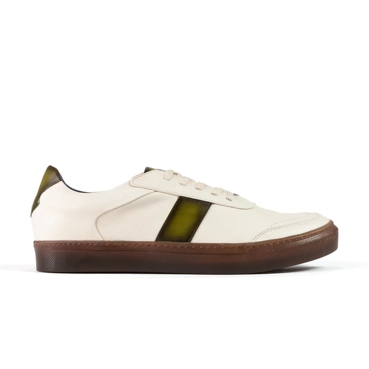 Sneaker Off Beige-Green