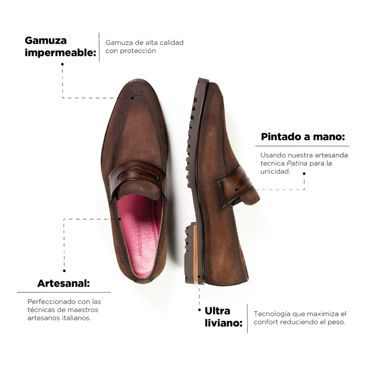 Alessio Moccasin Brown Ultralight Sole