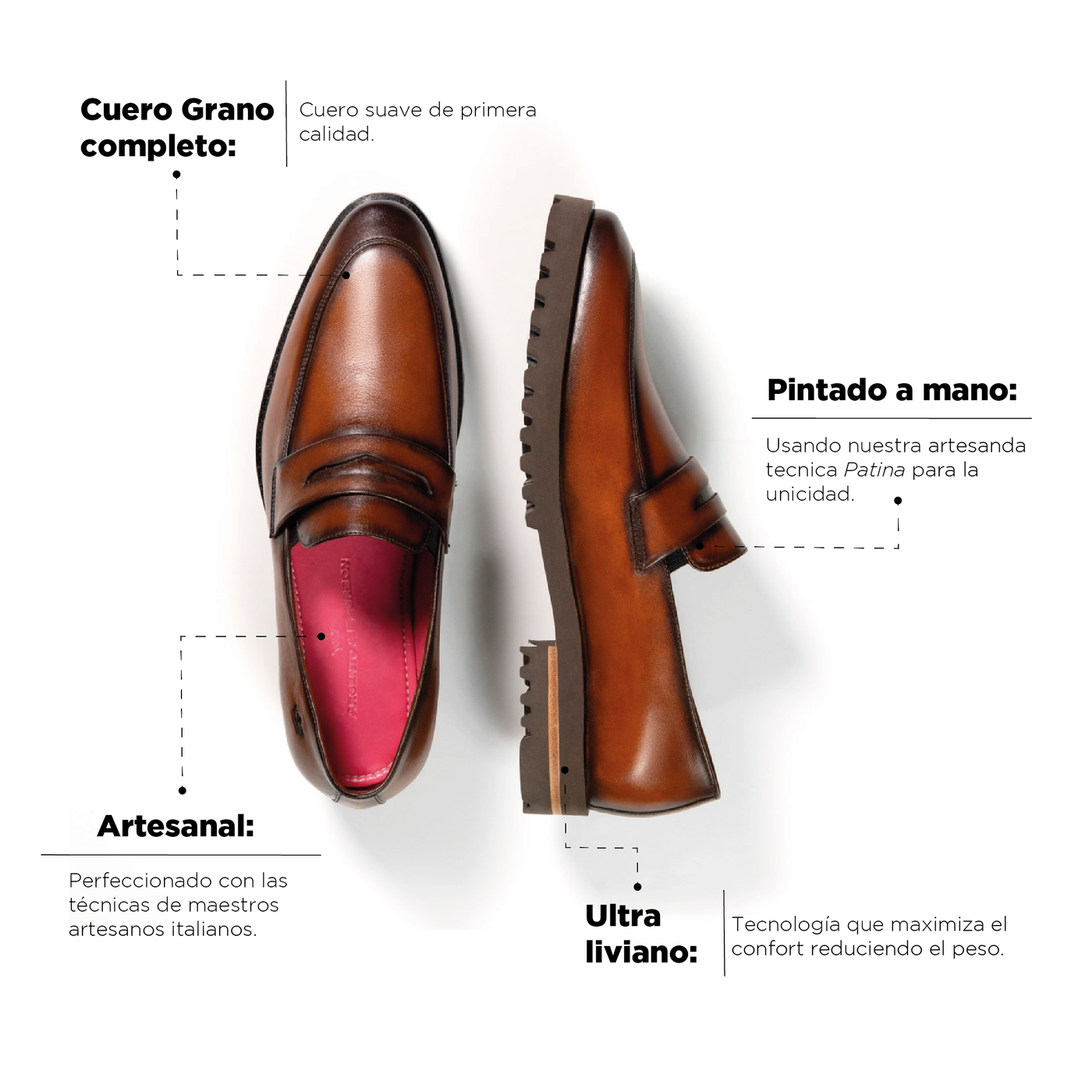 Mocasin Alessandro Cognac