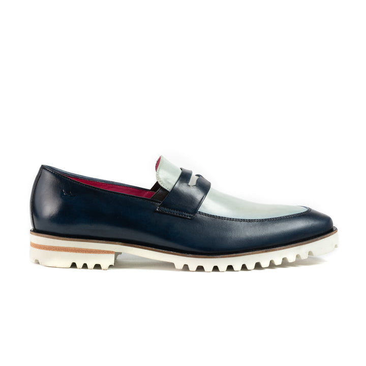 Alessandro Navy Moccasin Ultralight Sole