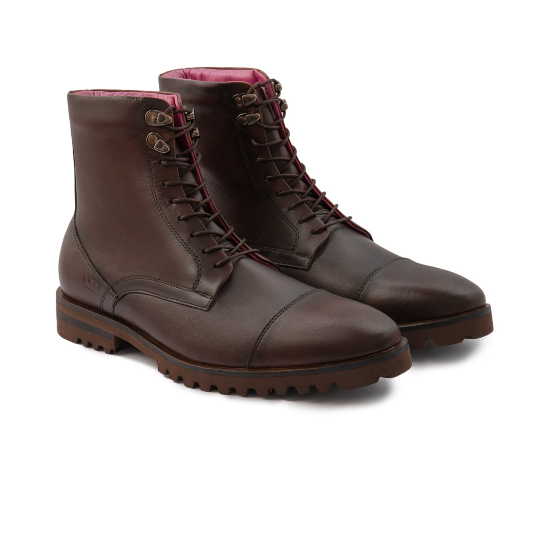 Ezio Brown Boot Ultralight Sole 