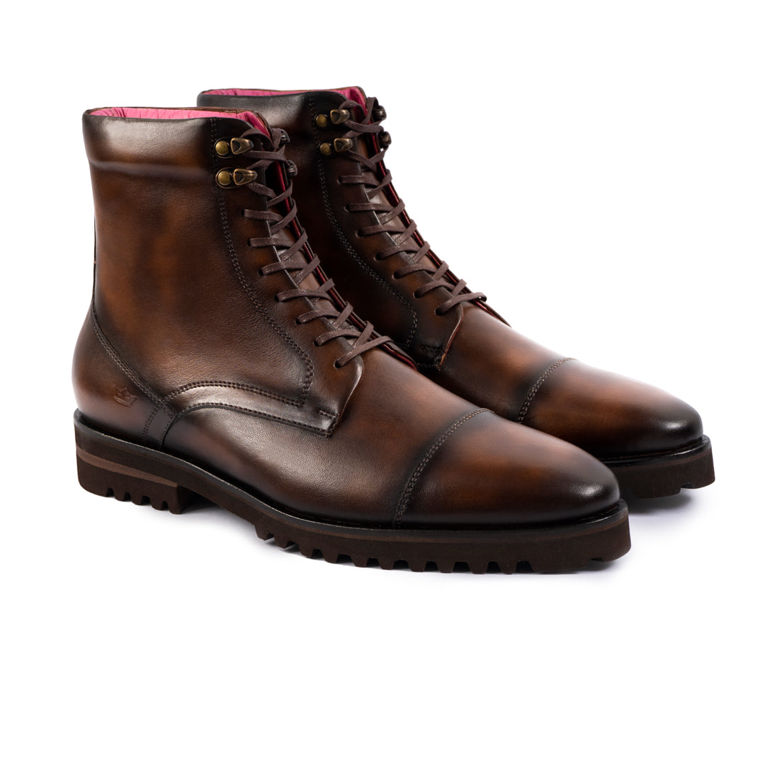 Ezio Elephant Patina Boot Ultralight Sole