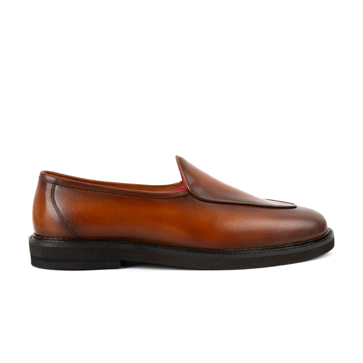 Mocasín Carlo Caramelo Suela Caucho Expandido