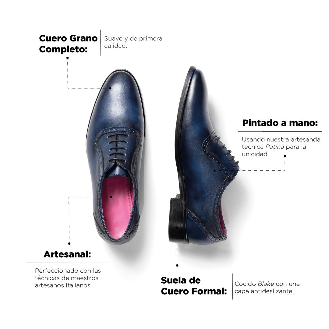 Oxford Diogo Blue Classic Sole 