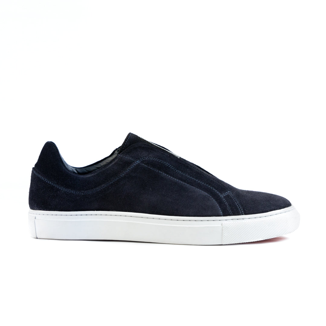 Sneaker Gino Azul Gamuza