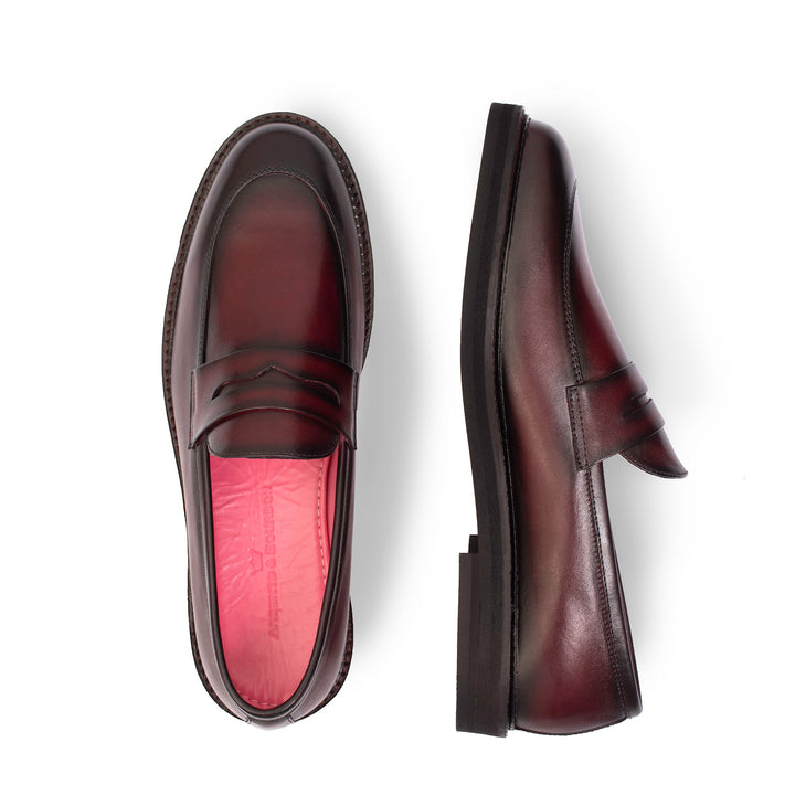 Mocasín Mercer Merlot Suela Ultraliviana