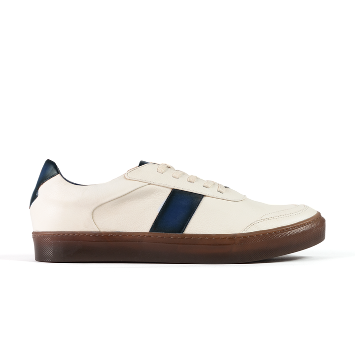 Sneaker Off Beige-Blue