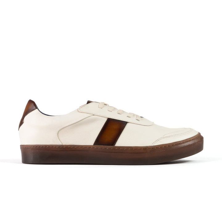 Sneaker Pisa Off Beige-Caramel