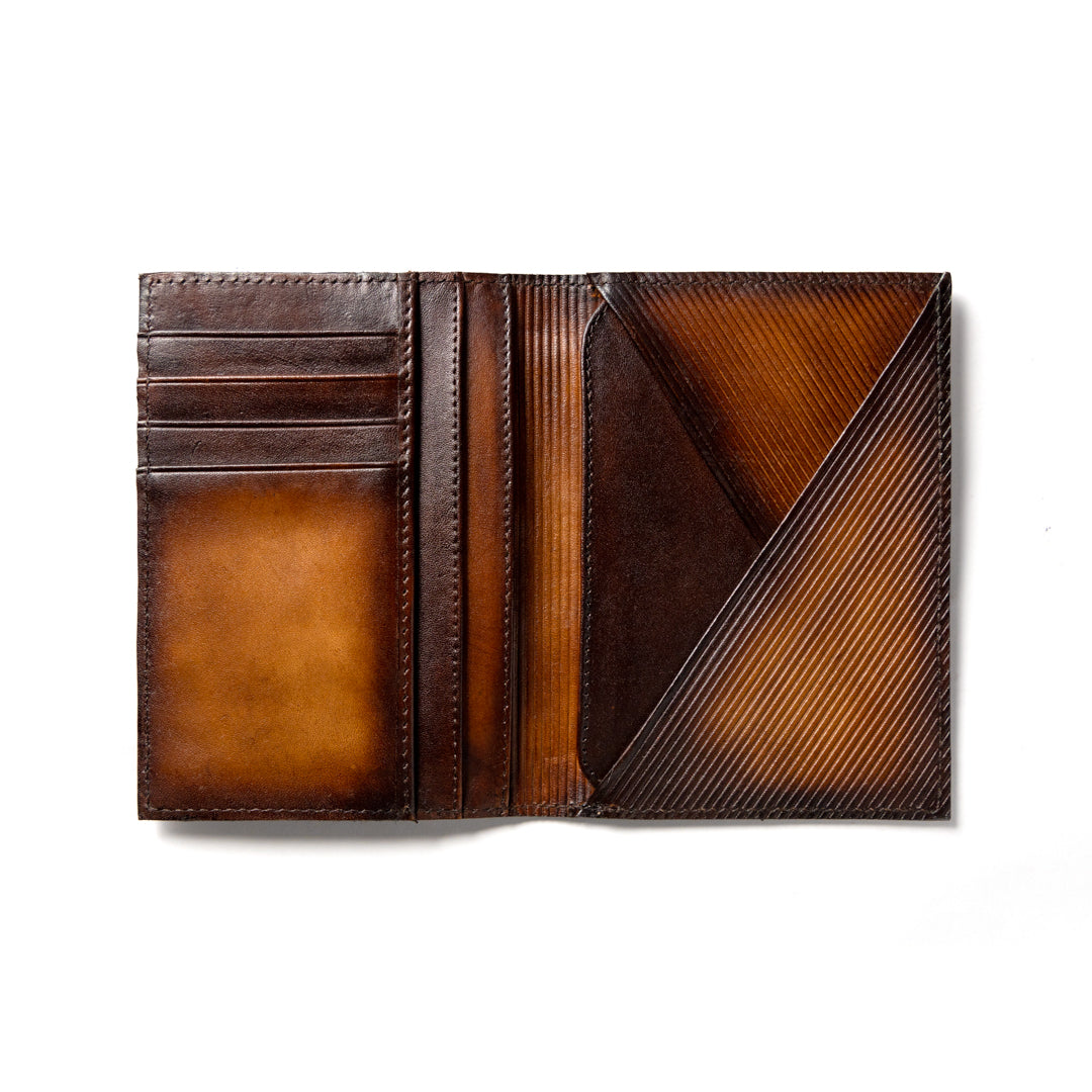 Caramel Patina Passport Holder