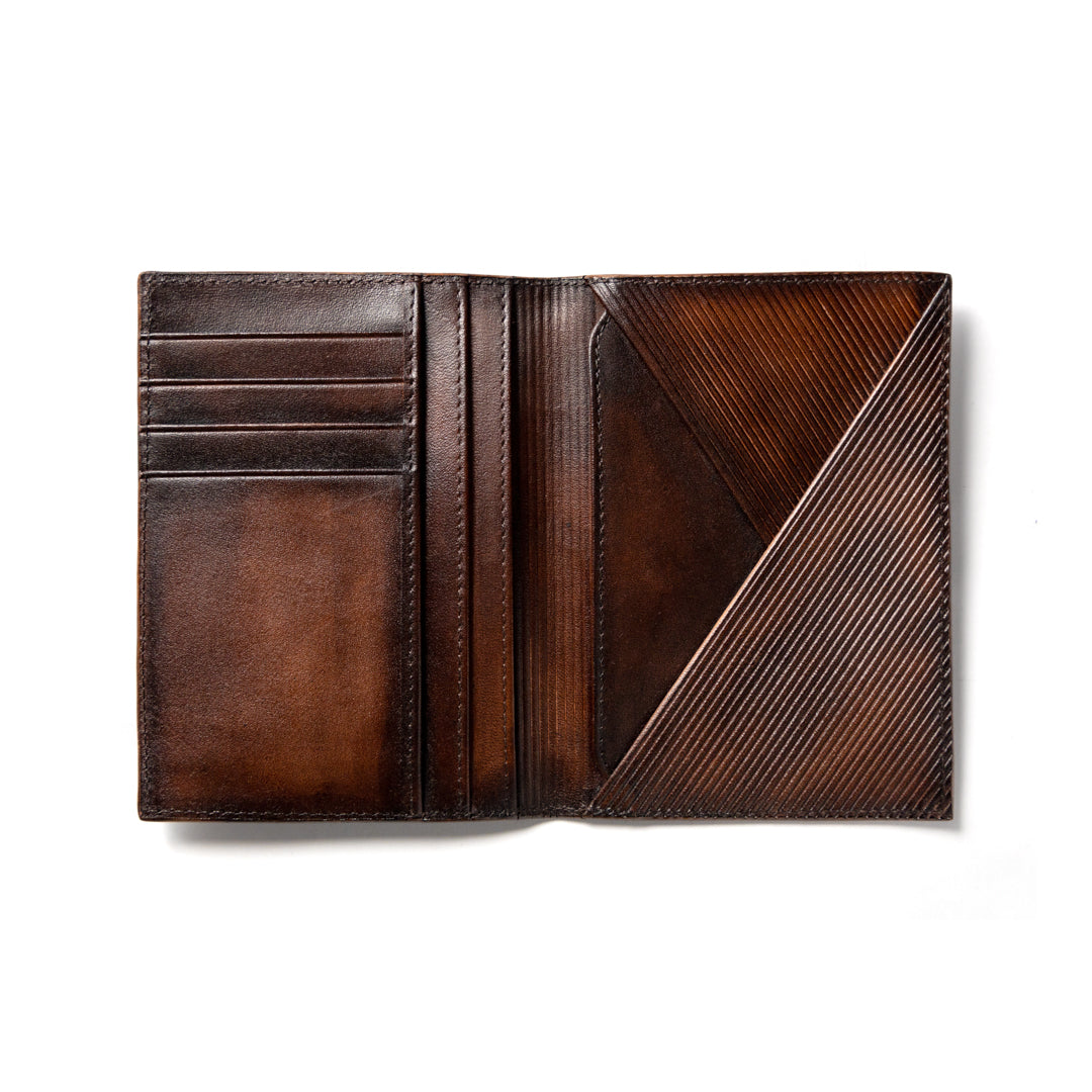 Patina Elephant Passport Holder