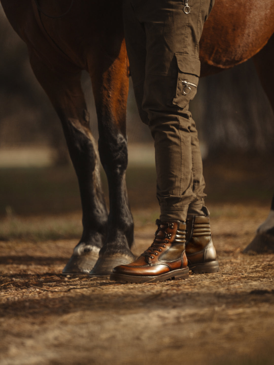 Bota Rocco Caramelo - Verde Suela Ultraliviana