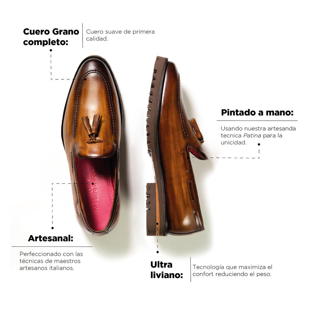 Spirito Caramel Moccasin Ultralight Sole