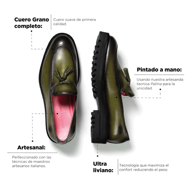 Mocasin Spirito Verde